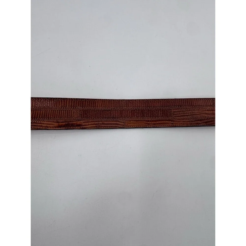 TONY LAMA Size 28 Genuine Lizard LEATHER BELT fits 22